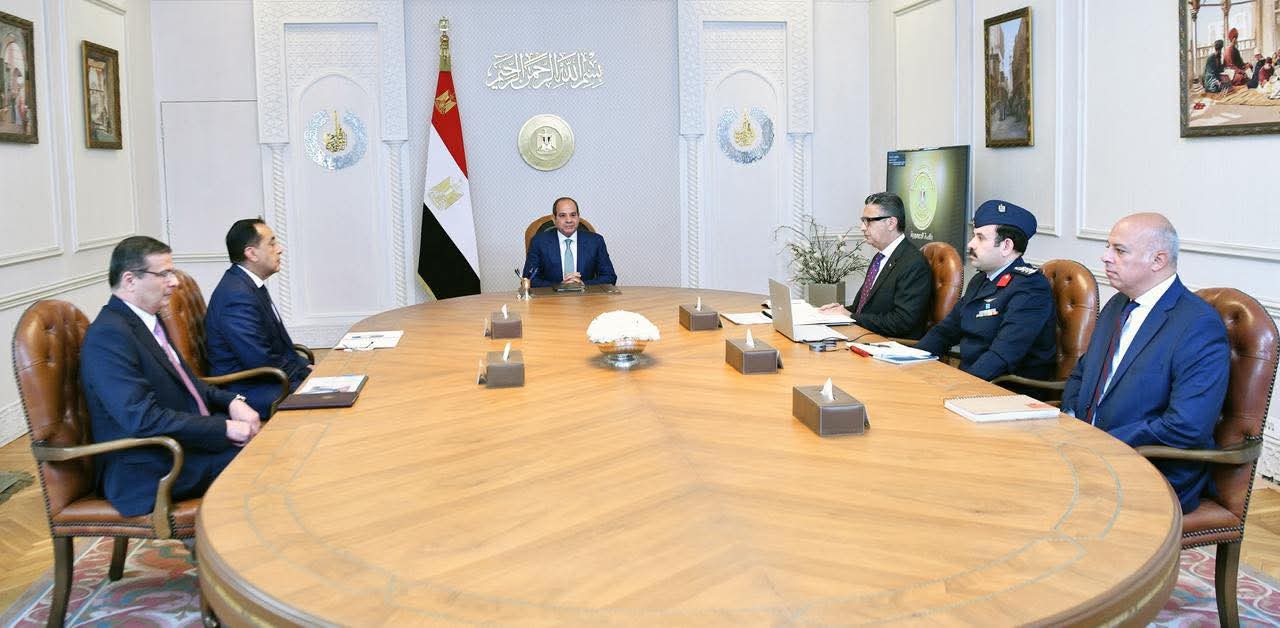 الرئيس السيسى يتابع وضع منظومة الأمن الغذائى