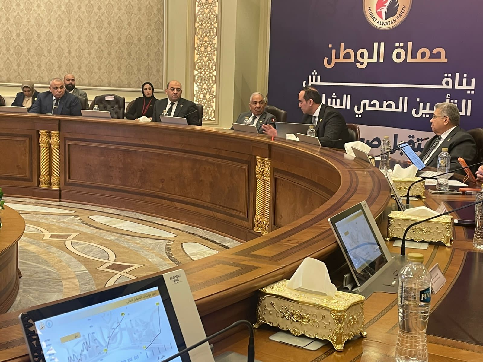 حماة الوطن ينظم جلسة نقاشية بعنوان “التأمين الصحي الشامل.. مستقبل مصر”