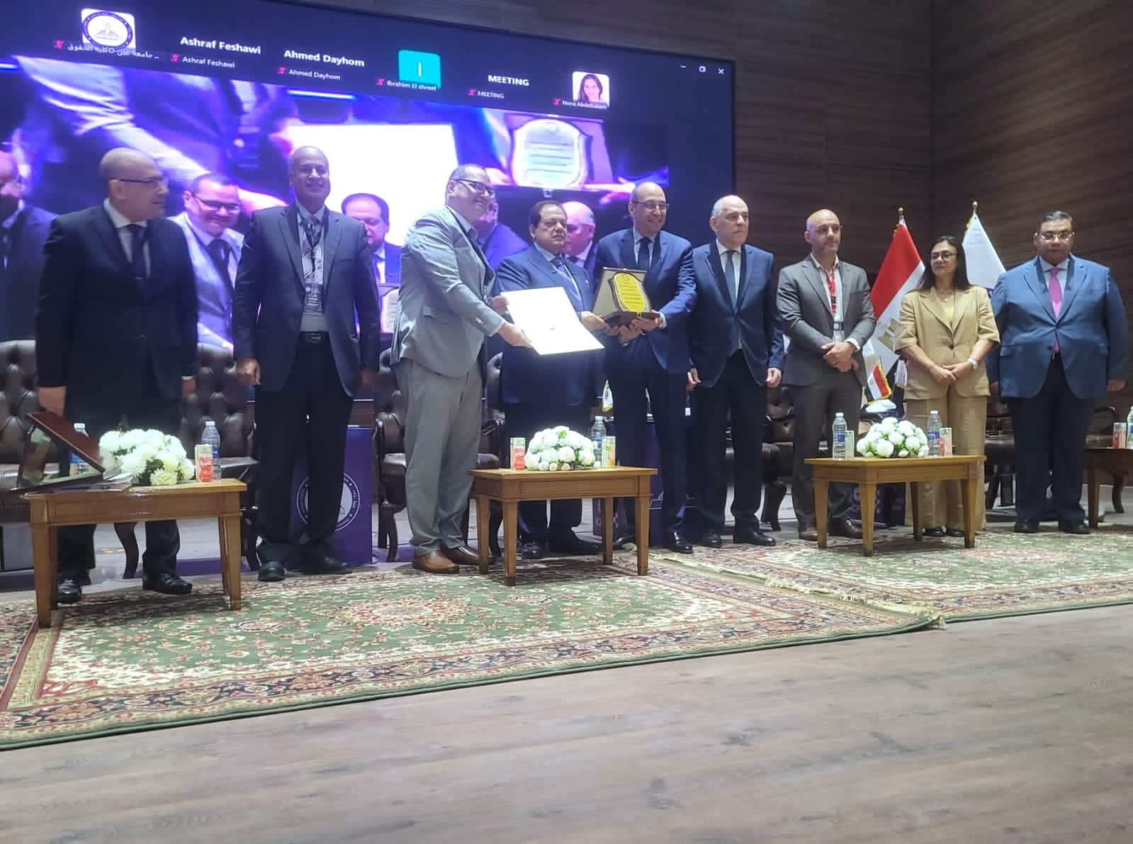خلال مؤتمر “الطاقة والقانون”… تكريم الدكتور ماجد الشربيني بجامعة عين شمس