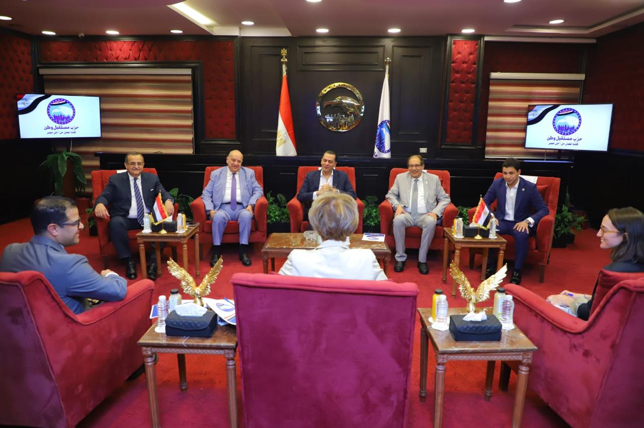 «مستقبل وطن» يستقبل سفيرة الاتحاد الأوروبي بالقاهرة