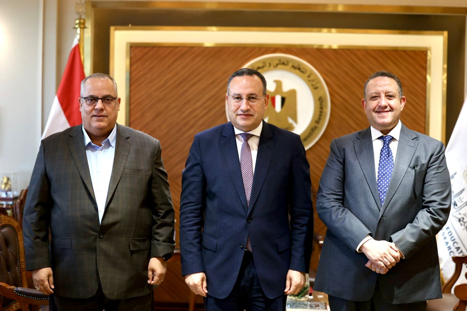 نقيب المهندسين يبحث مع وزير التعليم العالي ملف التعليم الهندسي وربط الأعداد بمتطلبات سوق العمل