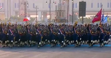 اسلمي يا مصر إنني الفدا.. عرض عسكري مهيب للقوات المسلحة خلال افتتاح مقر القيادة الاستراتيجية