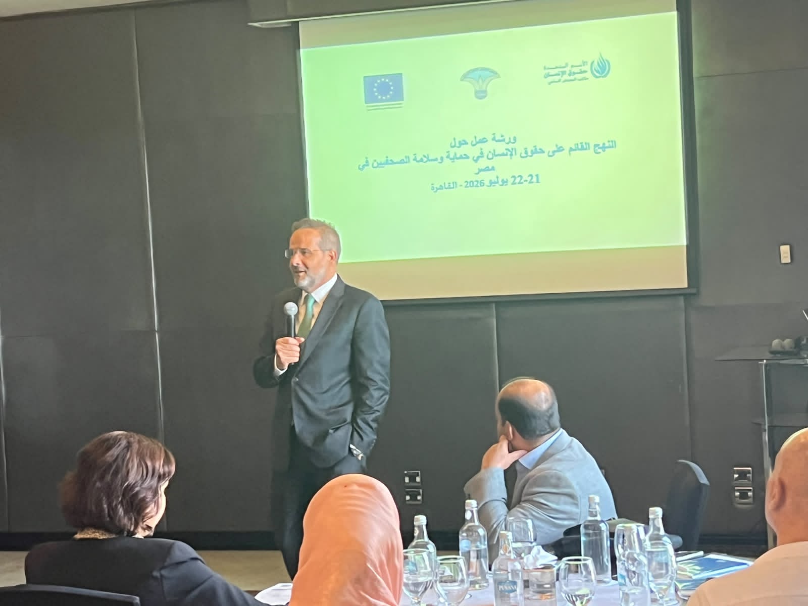 القومي لحقوق الإنسان يعقد ورشة عمل حول حقوق الإنسان وحماية الصحفيين بالشراكة مع الأمم المتحدة