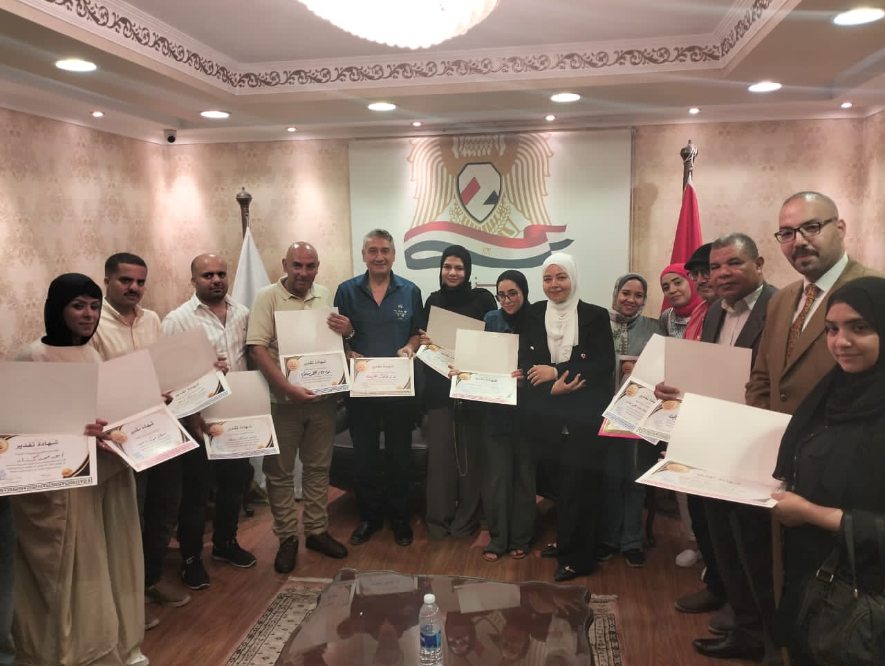 ختام ورشة حزب «المصريين» حول استخدام الذكاء الاصطناعي في مكافحة التطرف والإرهاب برعاية حسين أبو العطا