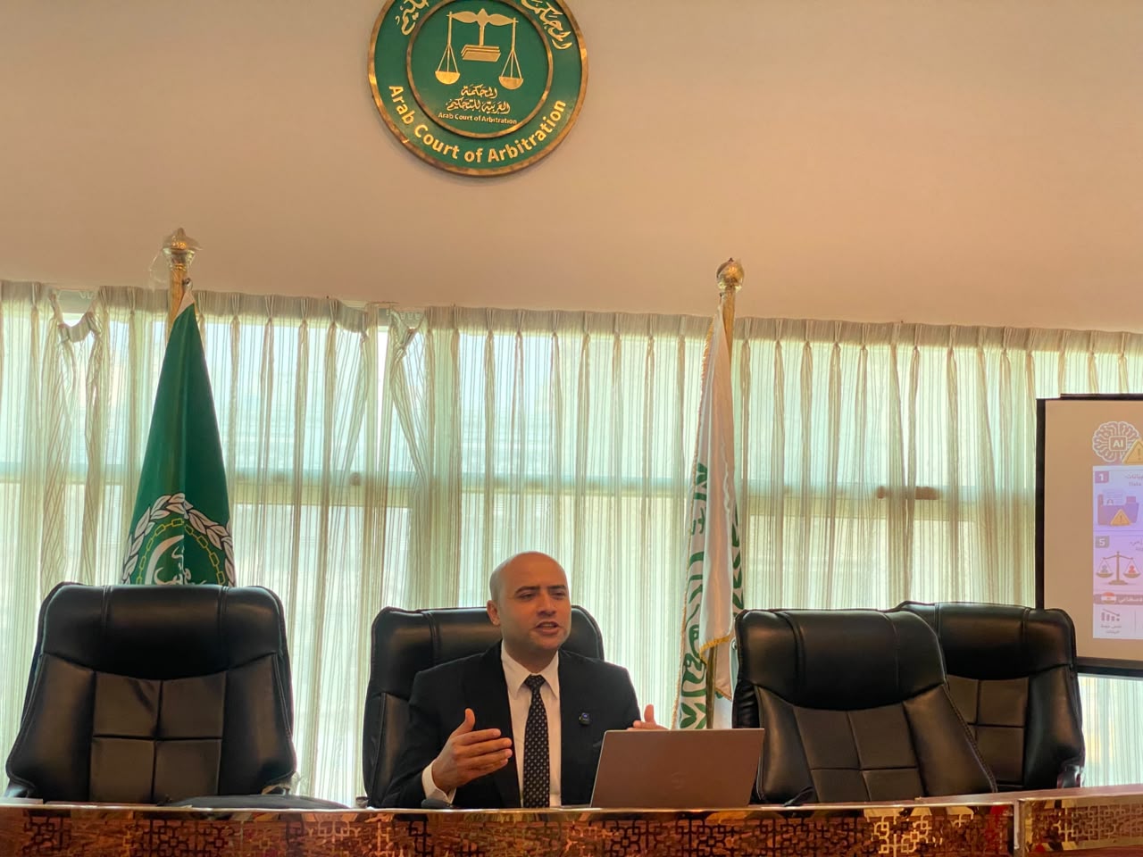 المحكمة العربية للتحكيم تطلق أولى فعاليات “الوعي الوطني في عصر الذكاء الاصطناعي” المحكمة العربية للتحكيم تطلق أولى فعاليات “الوعي الوطني في عصر الذكاء الاصطناعي”