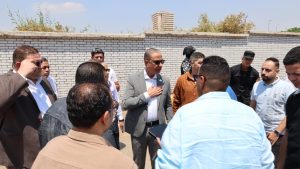 بحضور التراس والقيادات التنفيذية.. محافظ الجيزة يتابع أعمال التطوير والتجميل بشوارع الجيزة تحت رعاية حزب العدل