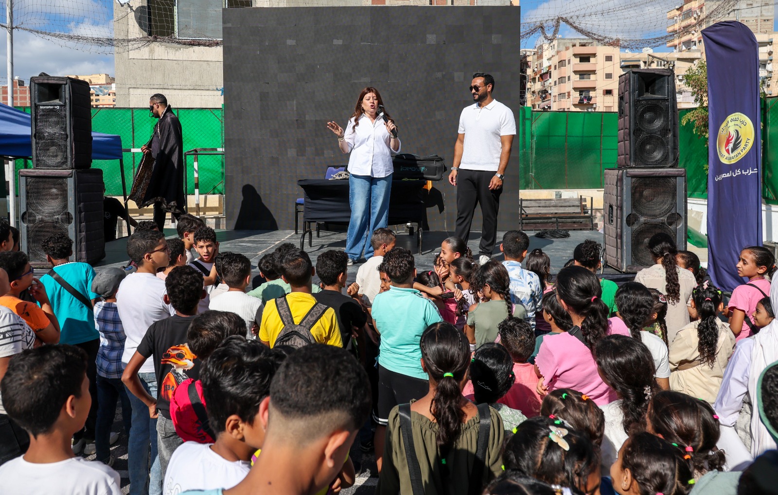 «حماة الوطن» بالإسكندرية يواصل مبادرة «أهلا مدارس» بتنظيم احتفالية لـ100 طفل يتيم