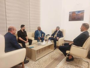 السفير الليبي بالقاهرة يبحث تعزيز المشاركة الليبية في كودات البناء العربية