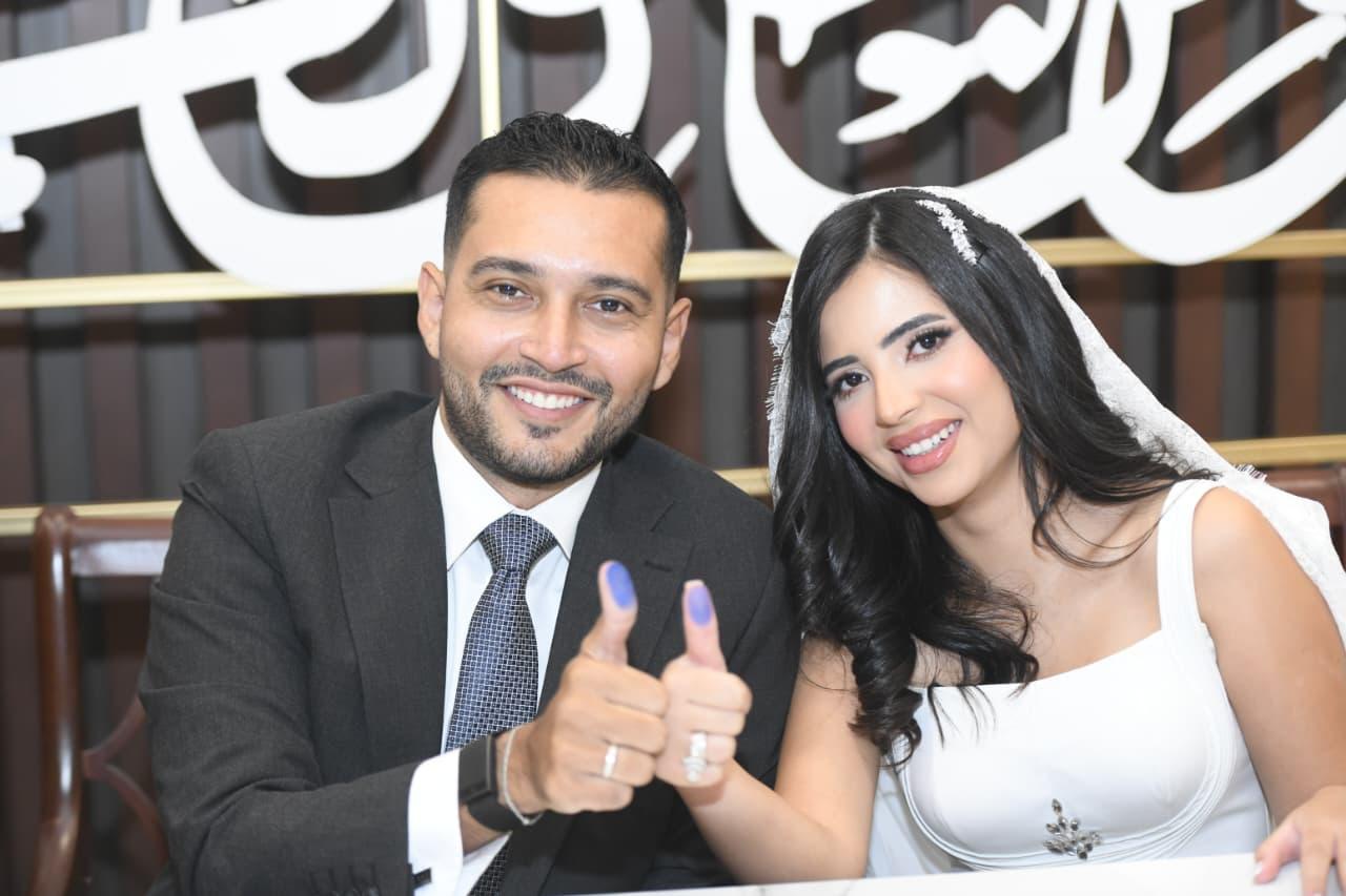 عقد قران ابنة أمل رمزي على نجل الفنانة صابرين بحضور نجوم الفن والشخصيات العامة