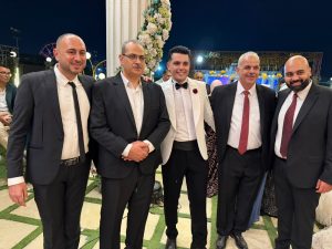 علي الجنايني أمين شباب حماة الوطن بالغربية .. يهنئ النائب أحمد يحيى الجحش بزفاف نجله بحضور نخبة من الشخصيات العامة