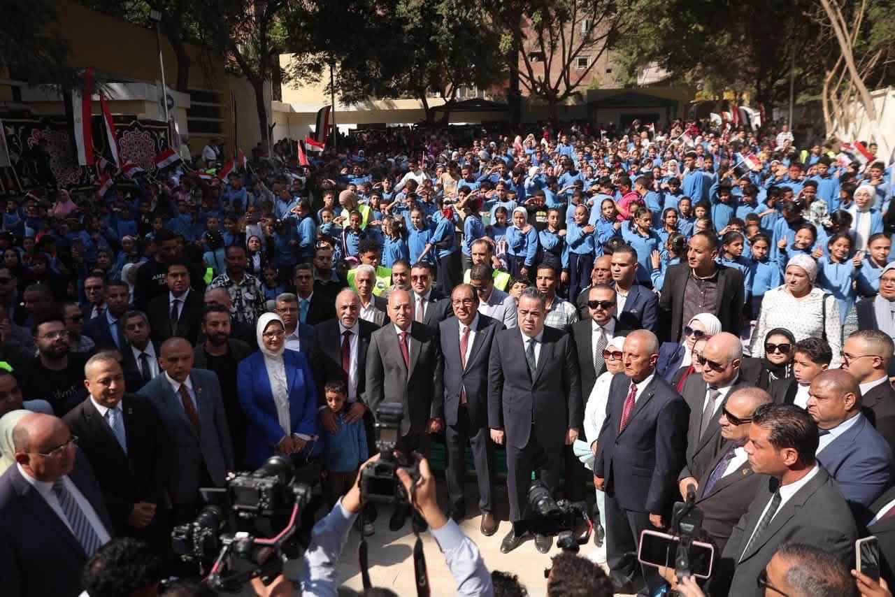 حزب مستقل وطن يواصل جولته في القاهرة ويفتتح أعمال تطوير مدرسة حمزة بن عبد المطلب بمنشية ناصر